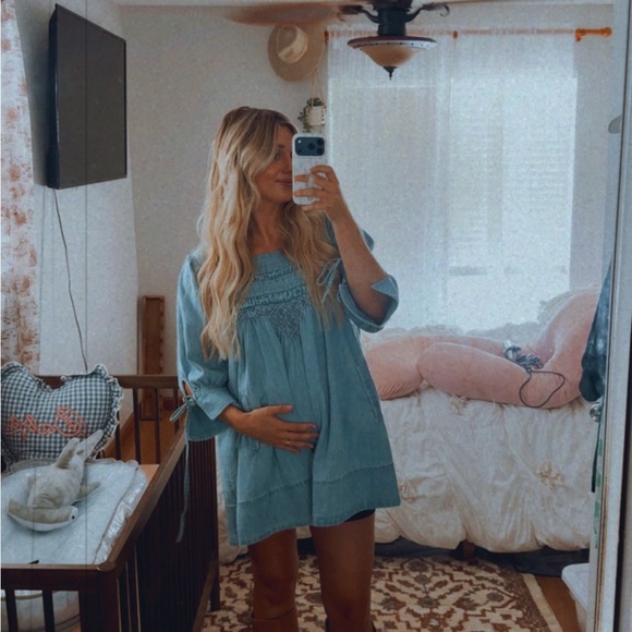 Free People Dresses & Skirts - FREE PEOPLE DENIM DRESS